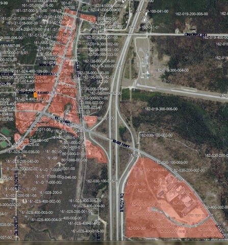 Map of Tuscarora Township Sewer District