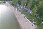 Aerial Photo of DeVoe Beach showing Indian River and picnic area